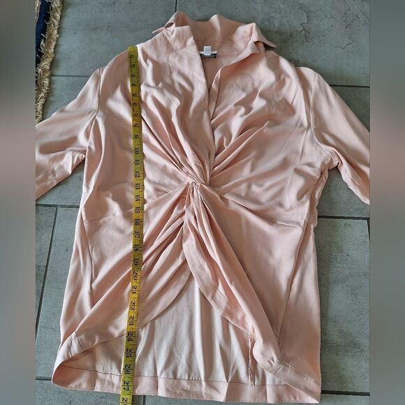 Byron Lars Twist Front Blouse Size 14 - Picture 5 of 6